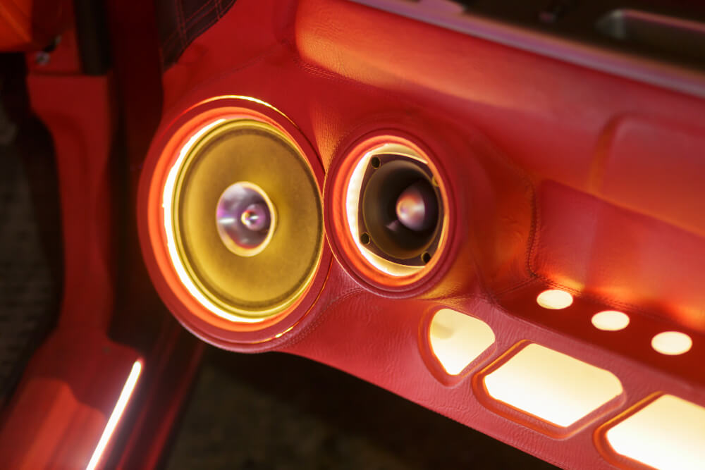Classic Car Interior Parts - upgraded sound system