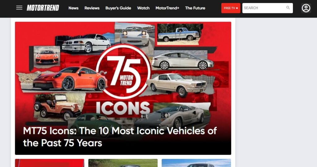 Car News Sites - MotorTrend