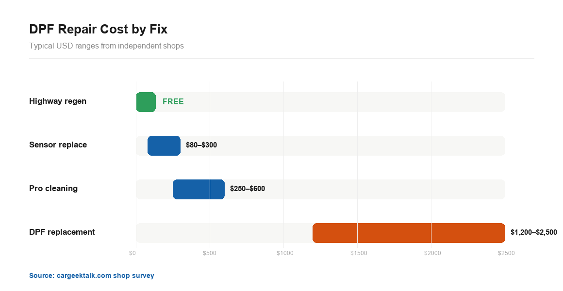 particulate filter efficiency below threshold cost chart