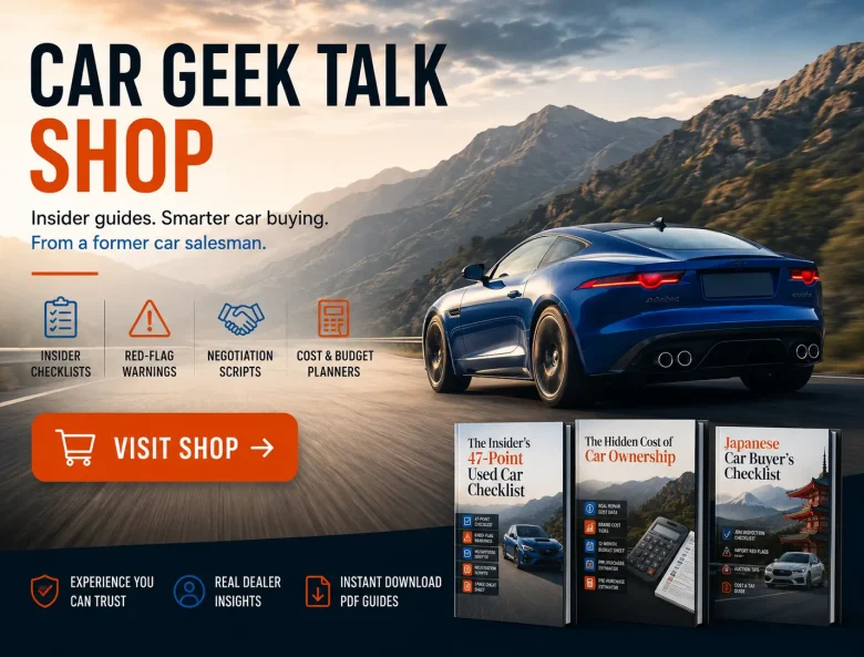 car geek talk shop home banner